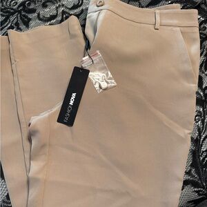 Fashion Nova Beige Trousers size L NWT